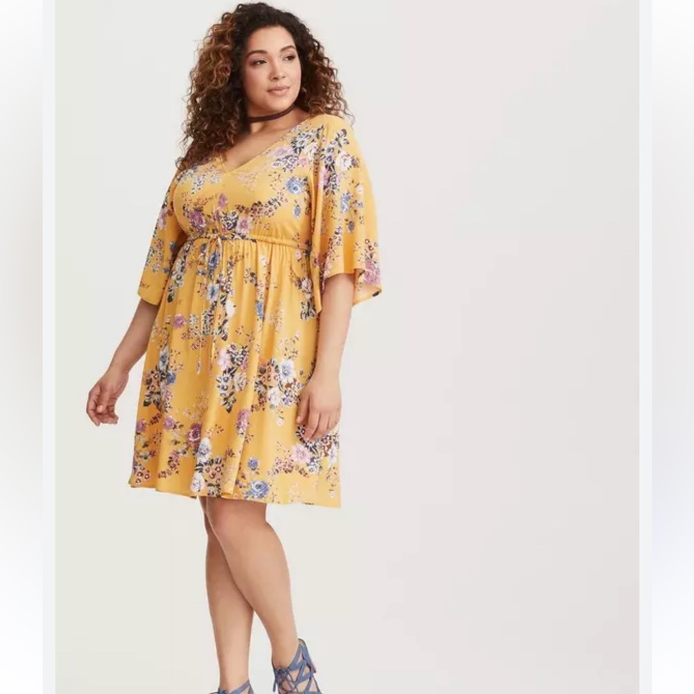 Torrid Women's Mini Challis Skater Dress